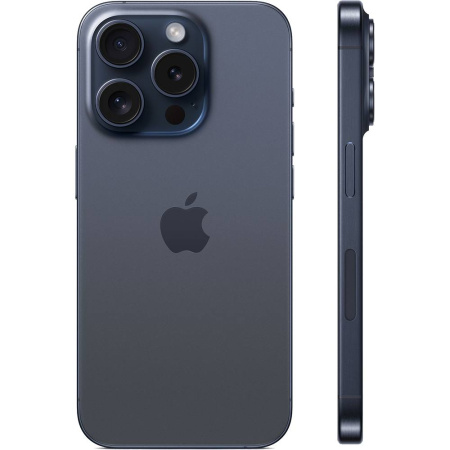 Смартфон Apple iPhone 15 Pro 256 ГБ синий титан купить по цене от  107 890 ₽ в Екатеринбурге